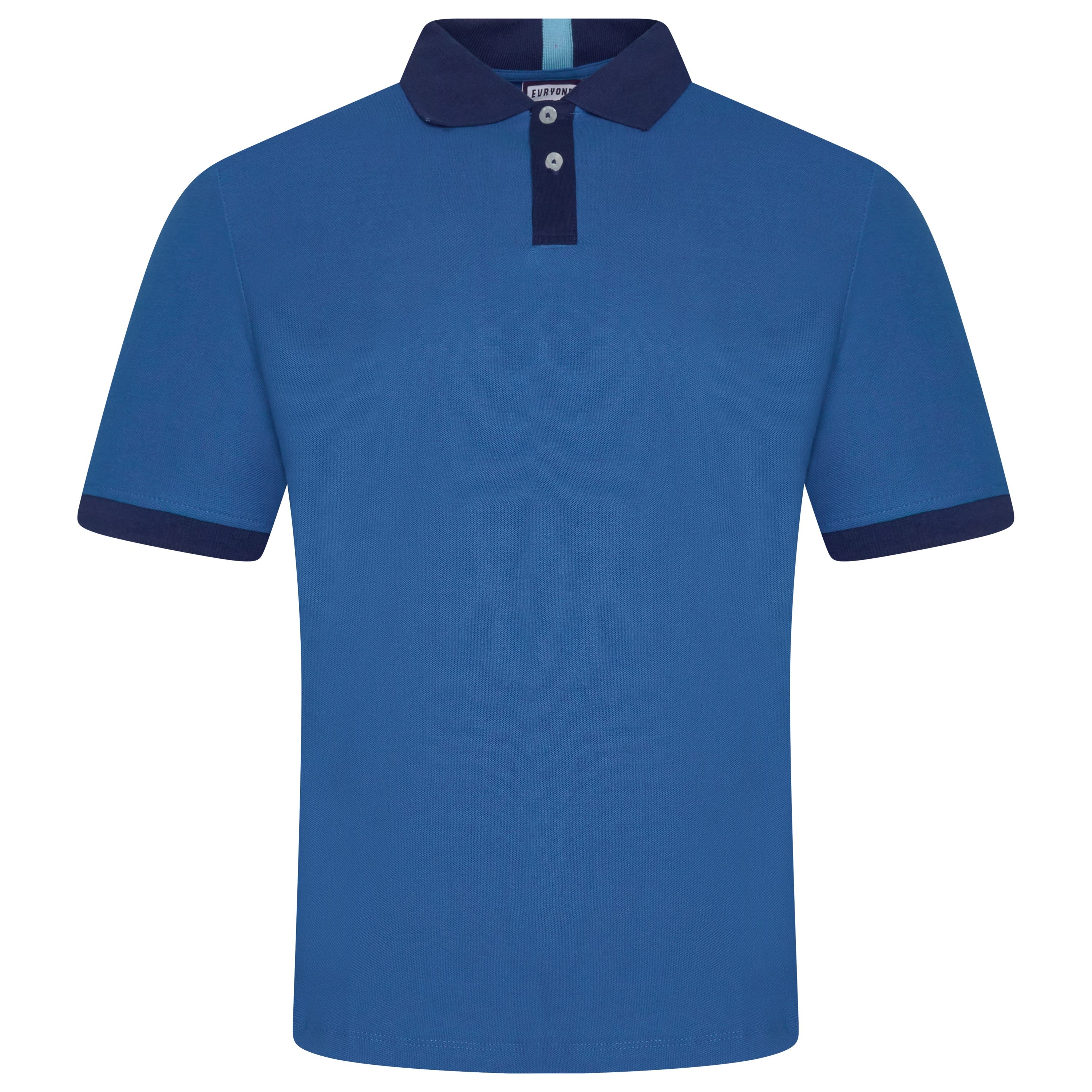 Evryone Contrast Collar Polo Shirt
