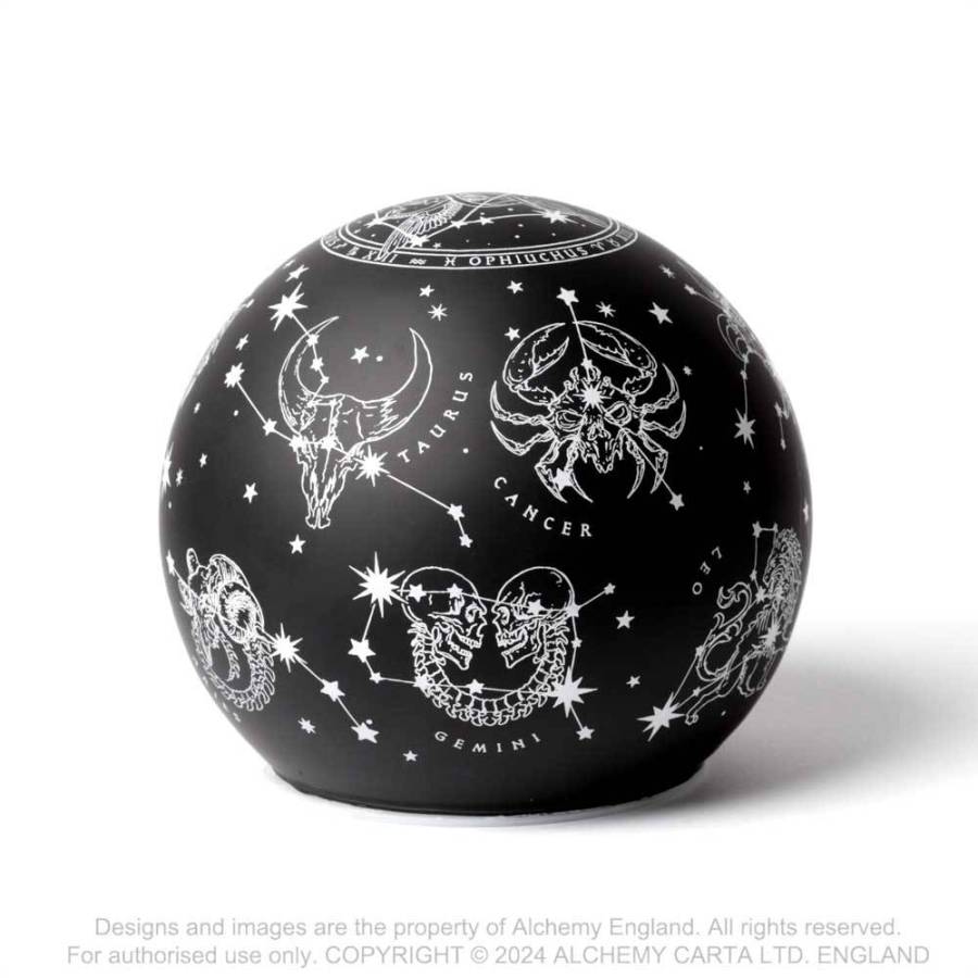 LED Light Alchemy Astrology Globe - QHA UK