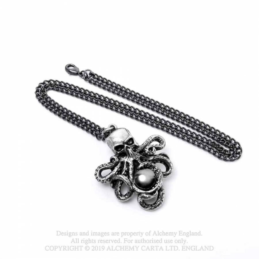 Alchemy Gothic Necklace Mammon of the Deep Pendant - QHA UK