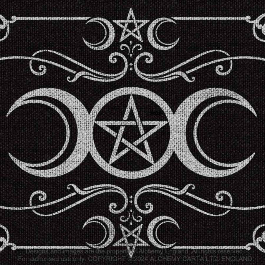 Alchemy Gothic Rug Triple Moon - QHA UK