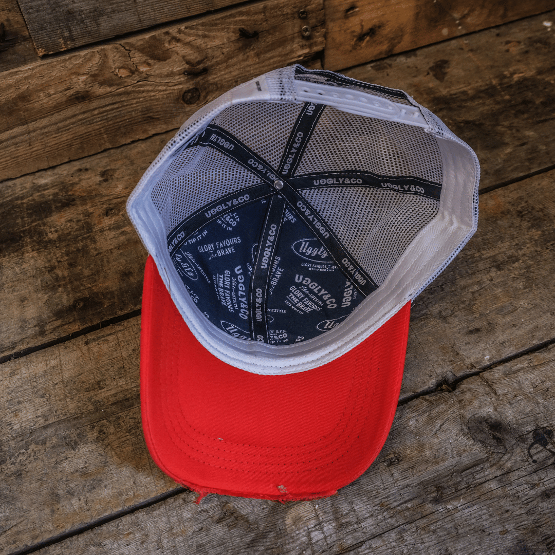 Blue & Red Diamond Cap - QHA UK