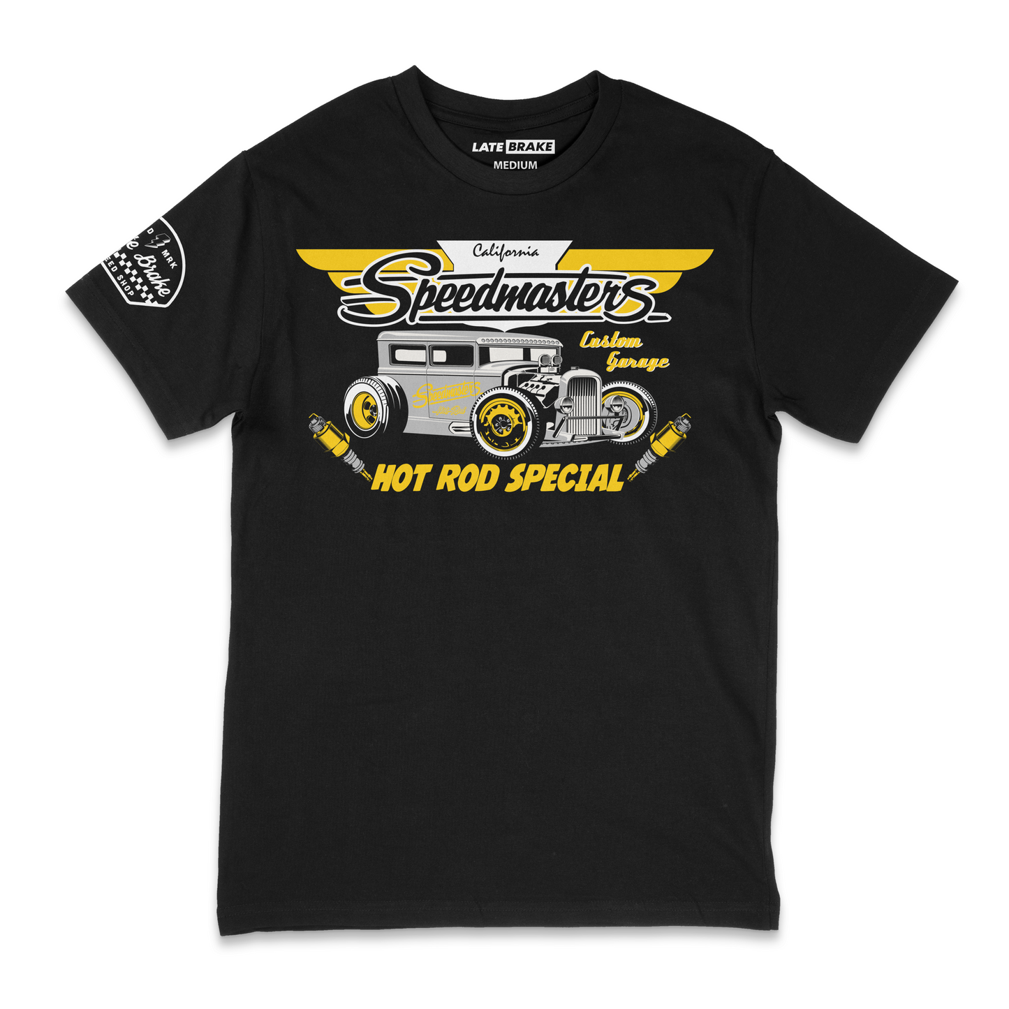 Late Brake Cali Speed Masters T-Shirt Cotton Car Enthusiast Tee - QHA UK