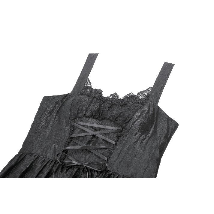 Dark in Love Women's Lolita Dress Shadow Lament Ruched UK 8-18 - QHA UK