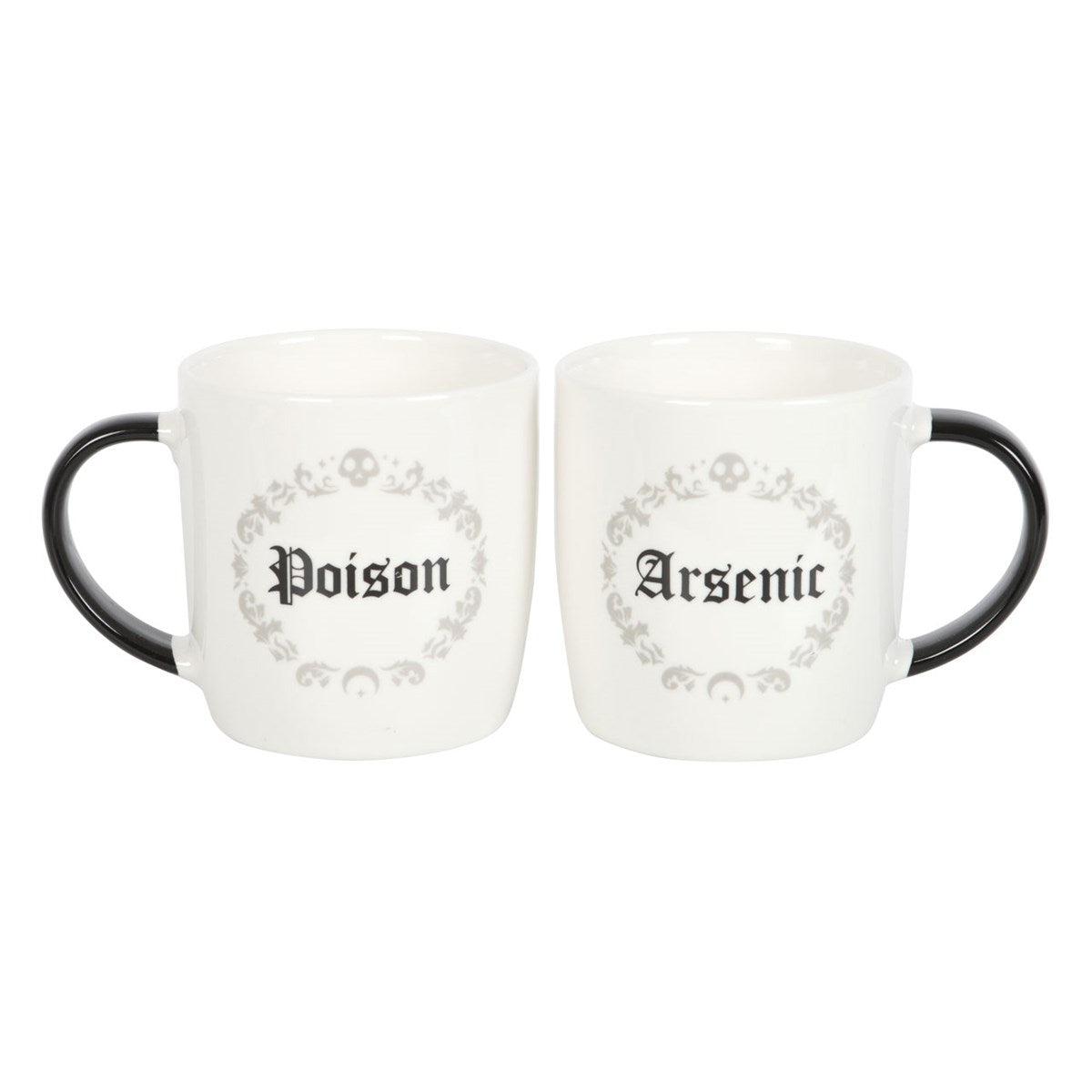 Gothic Gifts Mug Poison and Arsenic Couples Set - QHA UK