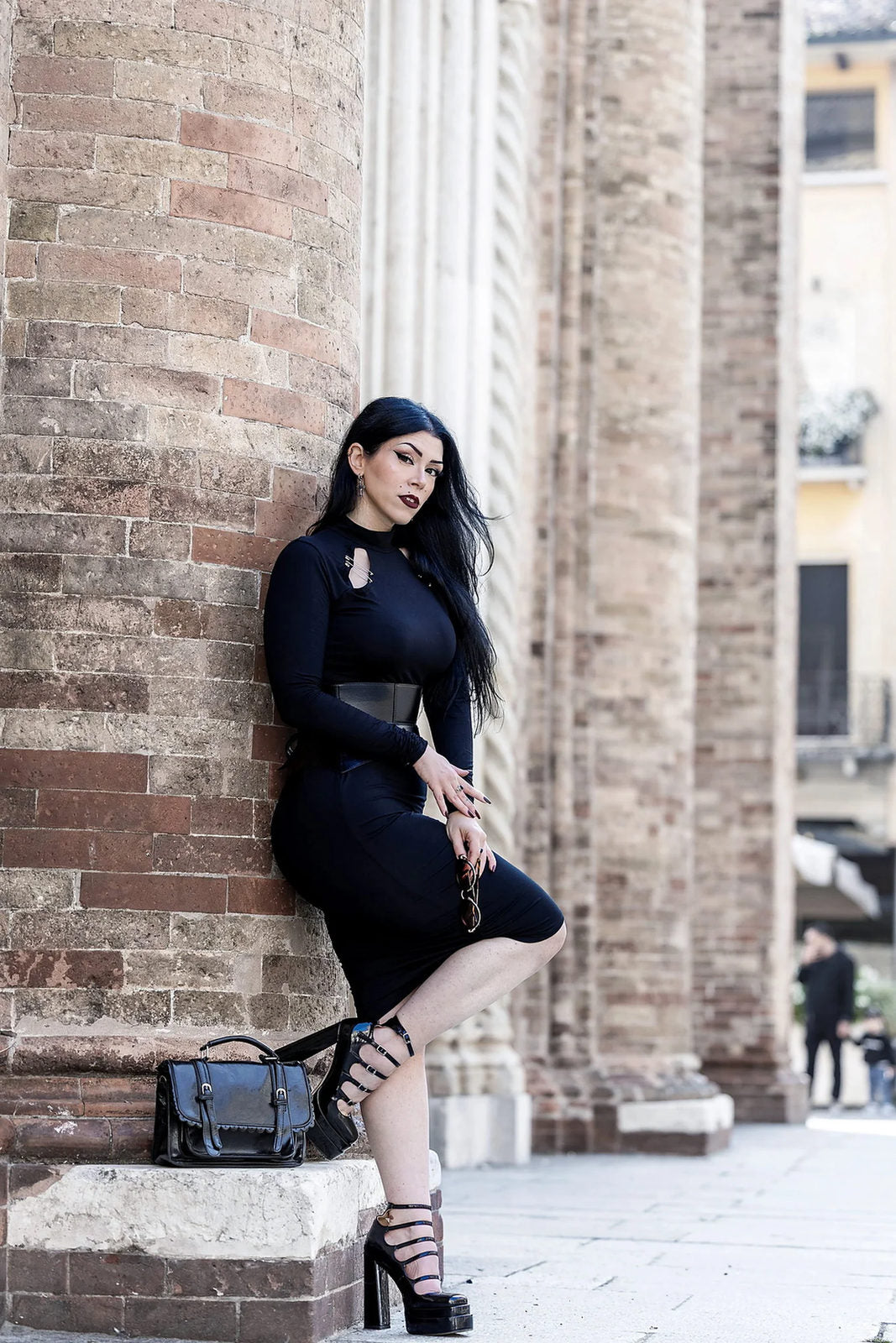 Necessary Evil Gothic Midi Dress Nyx UK 8-18 - QHA UK