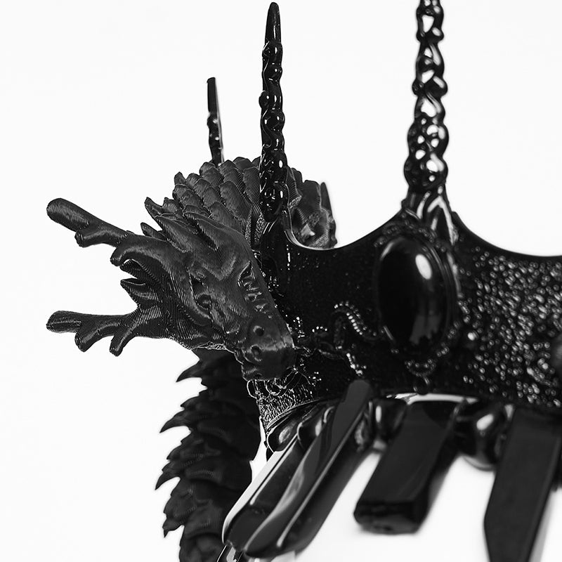 Punk Rave Gothic Crown Coiling Dragon - QHA UK
