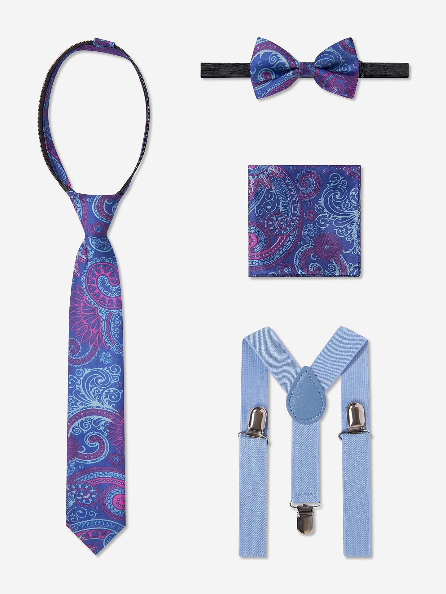SUITLAB London Boys Blue 7 Piece Suit Set | Ages 2–14 | UK - QHA UK