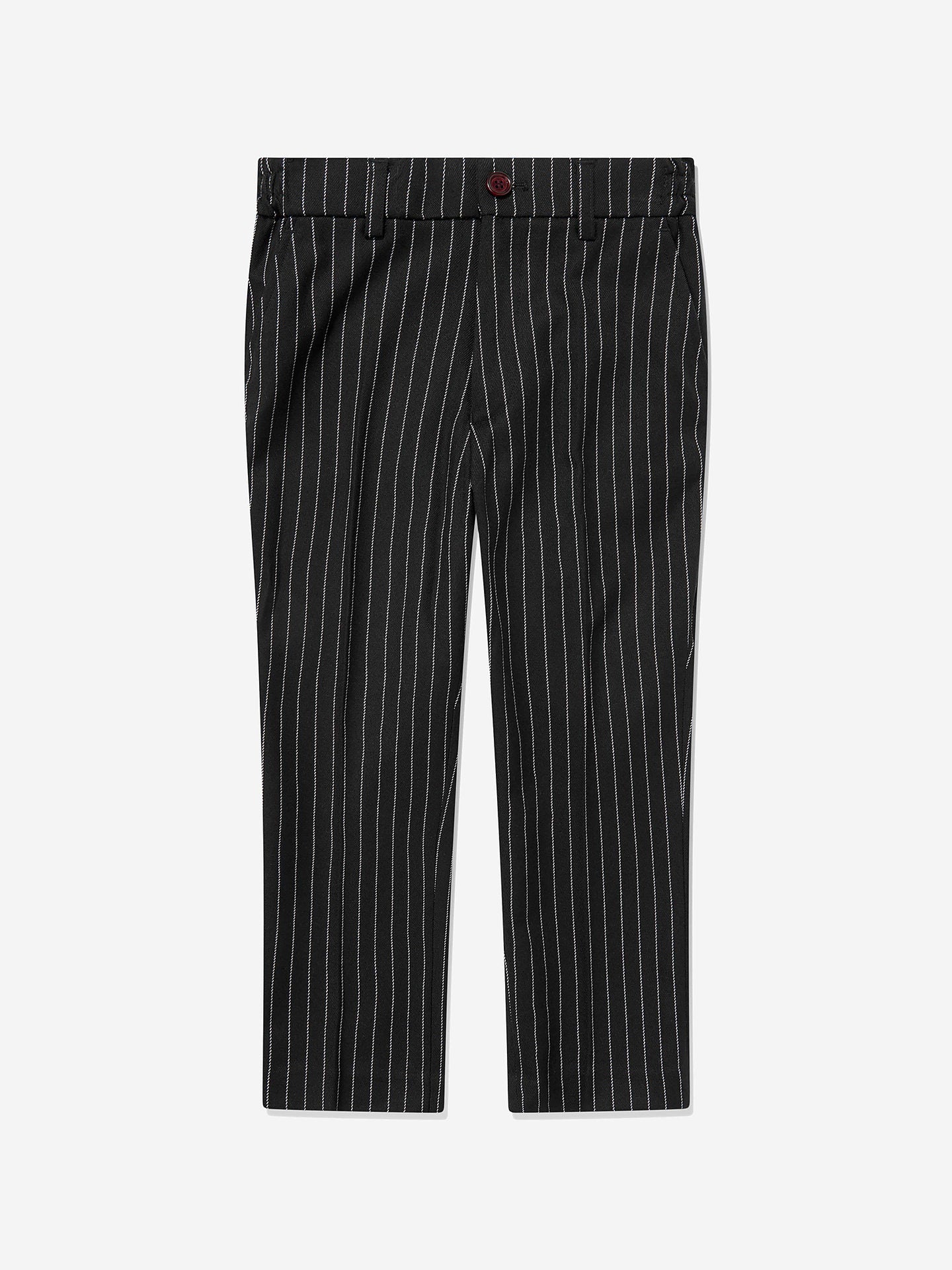 SUITLAB London Boys Black Striped 3 Piece Tuxedo Set | Ages 2–12 | UK - QHA UK