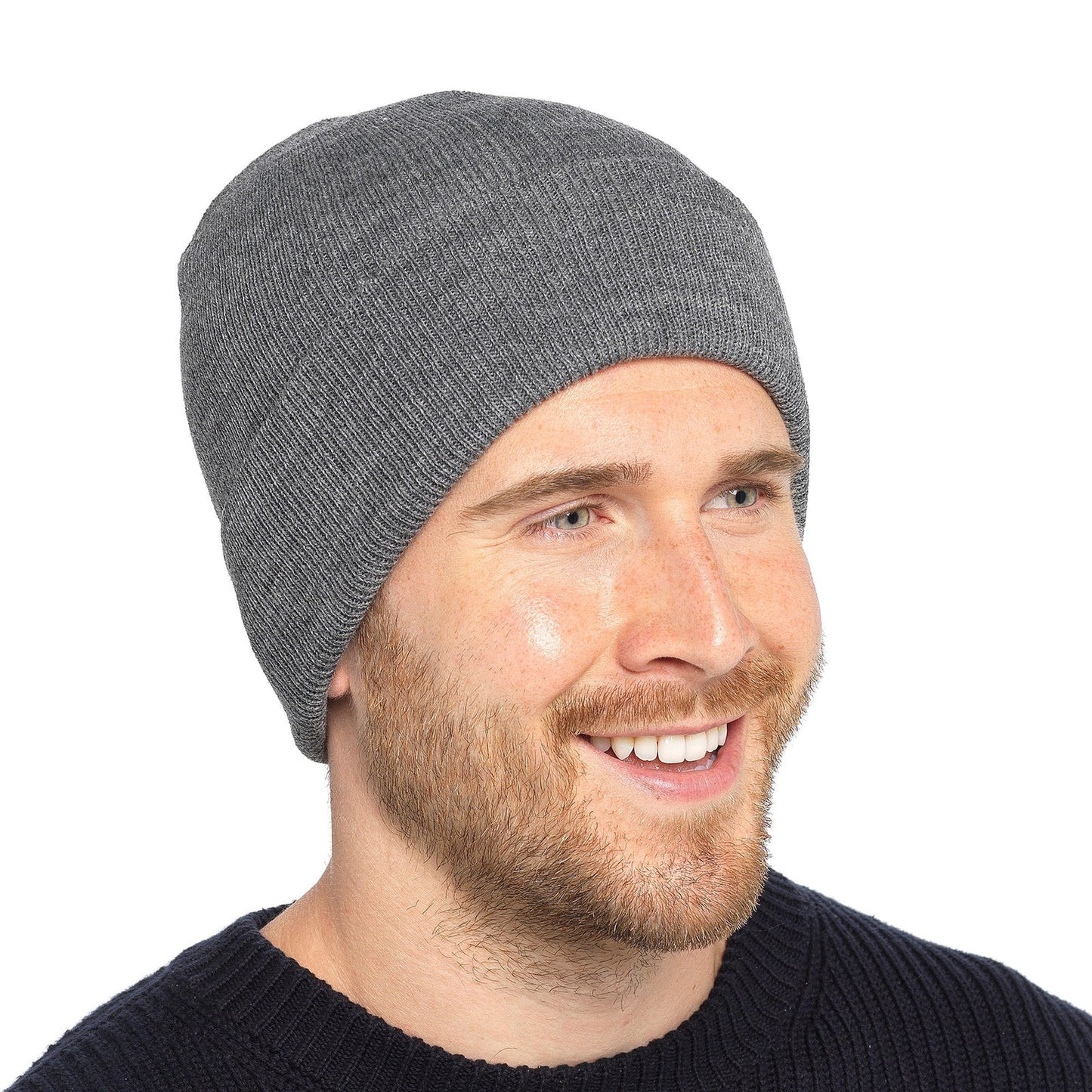 Tom Franks Knitted Hat With Turn Up - QHA UK