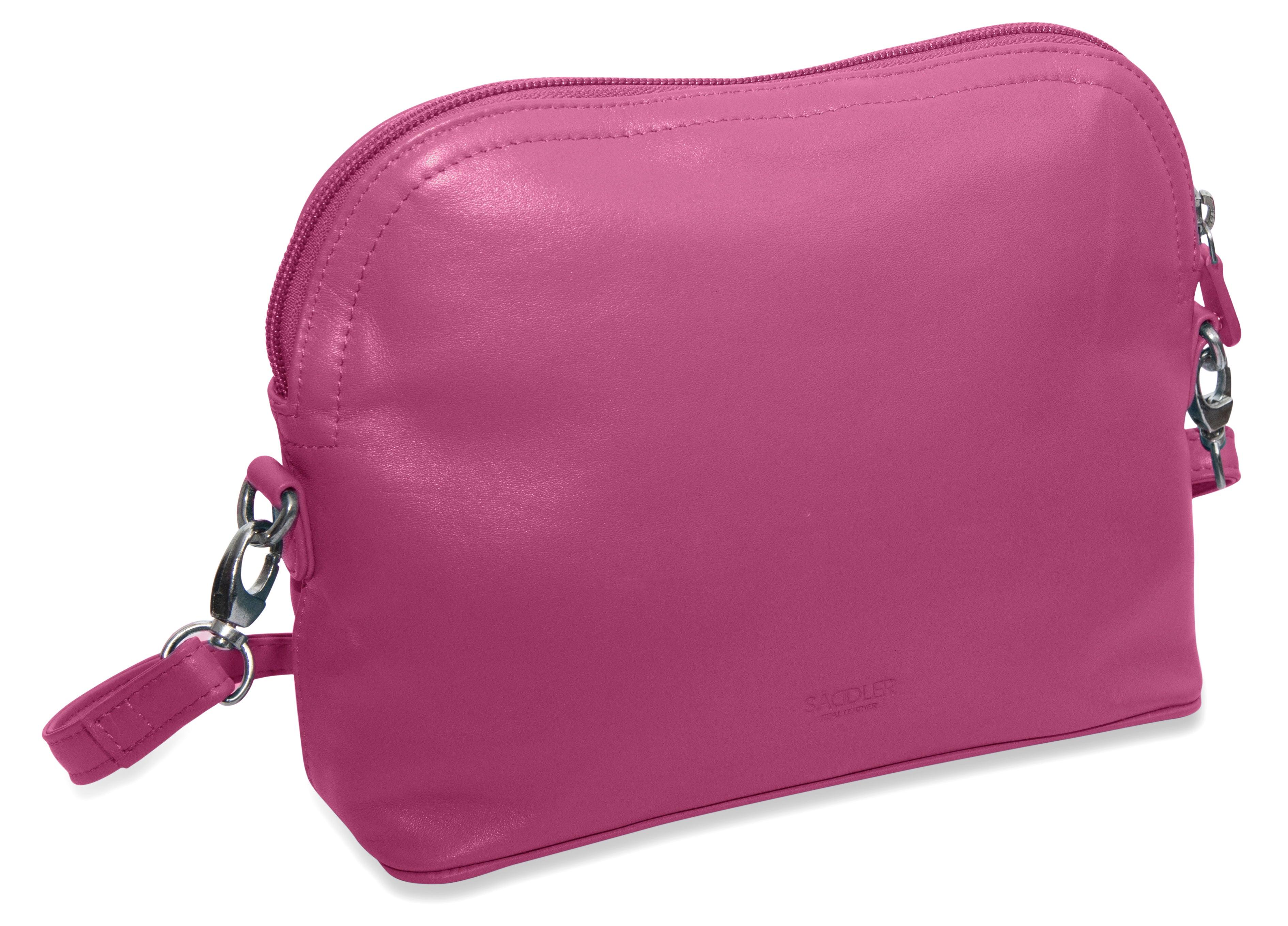 SADDLER BROOKLYN Leather Zip Top Handbag - Adjustable  Shoulder Strap, Multiple Pockets - RFID Protected