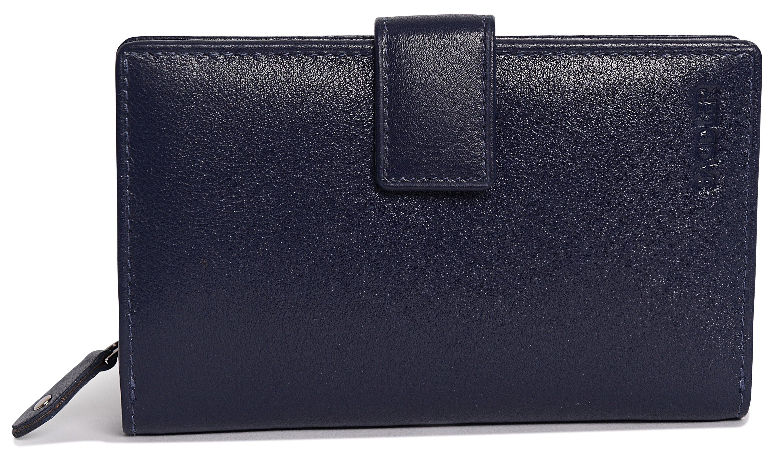 Mid-Size Leather Purse Wallet  "Holly" – Handmade by Saddler | RFID Protected & Gift Boxed