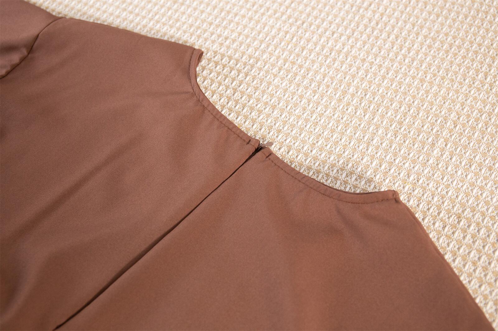 Solid Colour Casual Robe