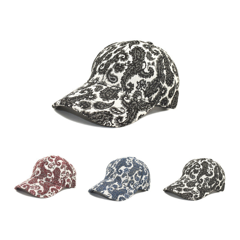 Unisex Paisley Pattern Printed Baseball Cap