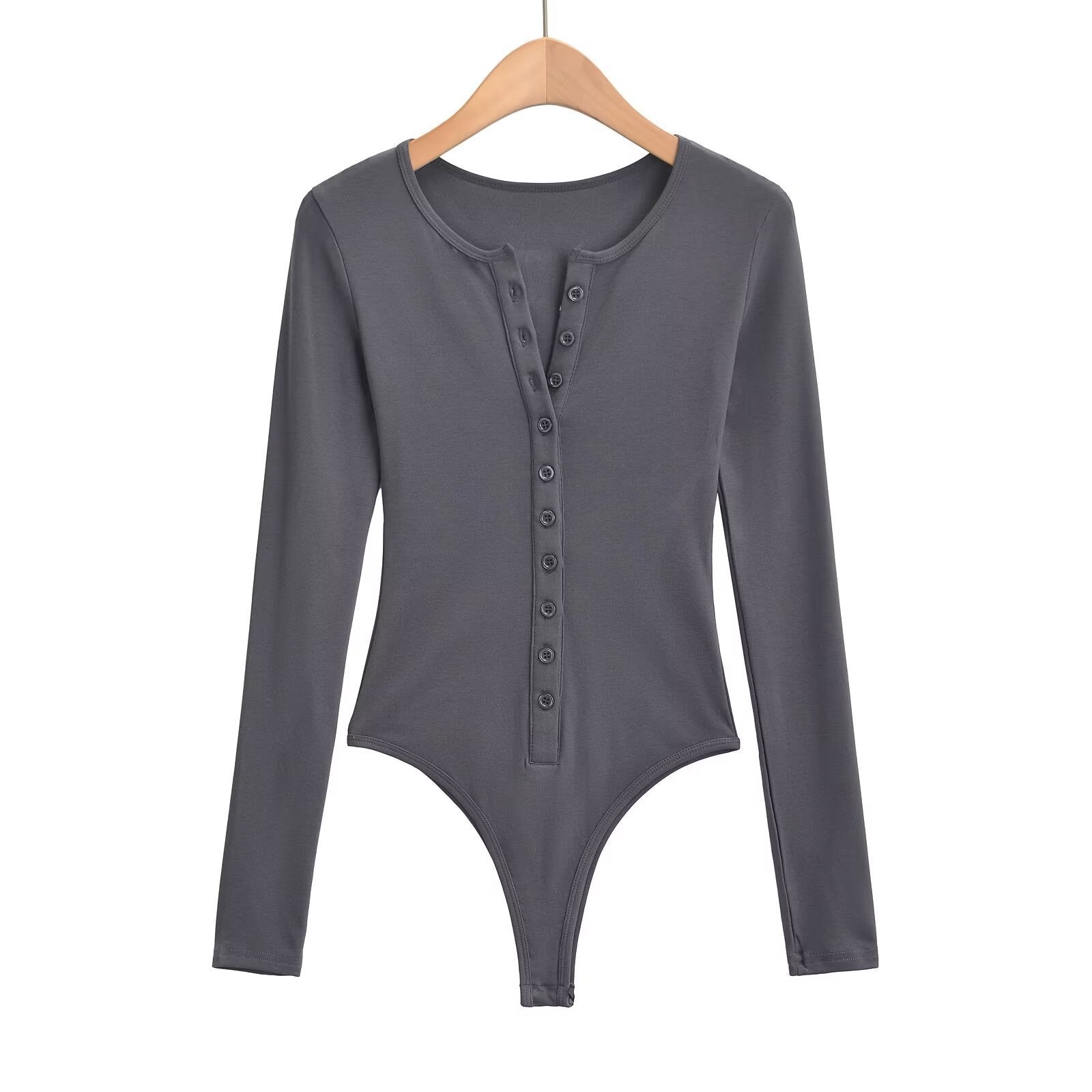 Women's Breasted Long Sleeve Jumpsuit