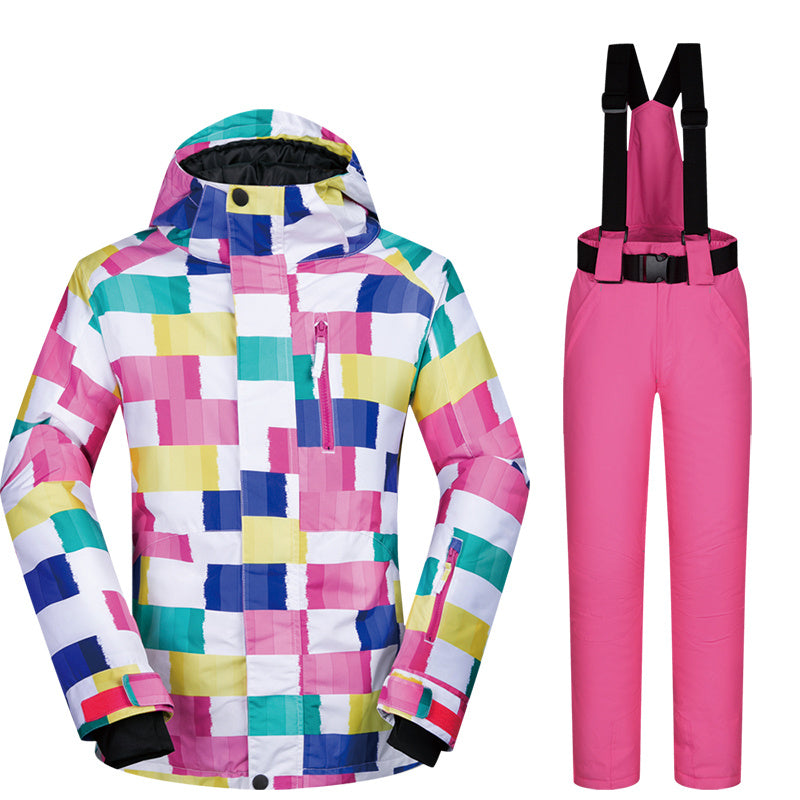 Women's Ski Suit, Thickened Breathable Outdoor Suit