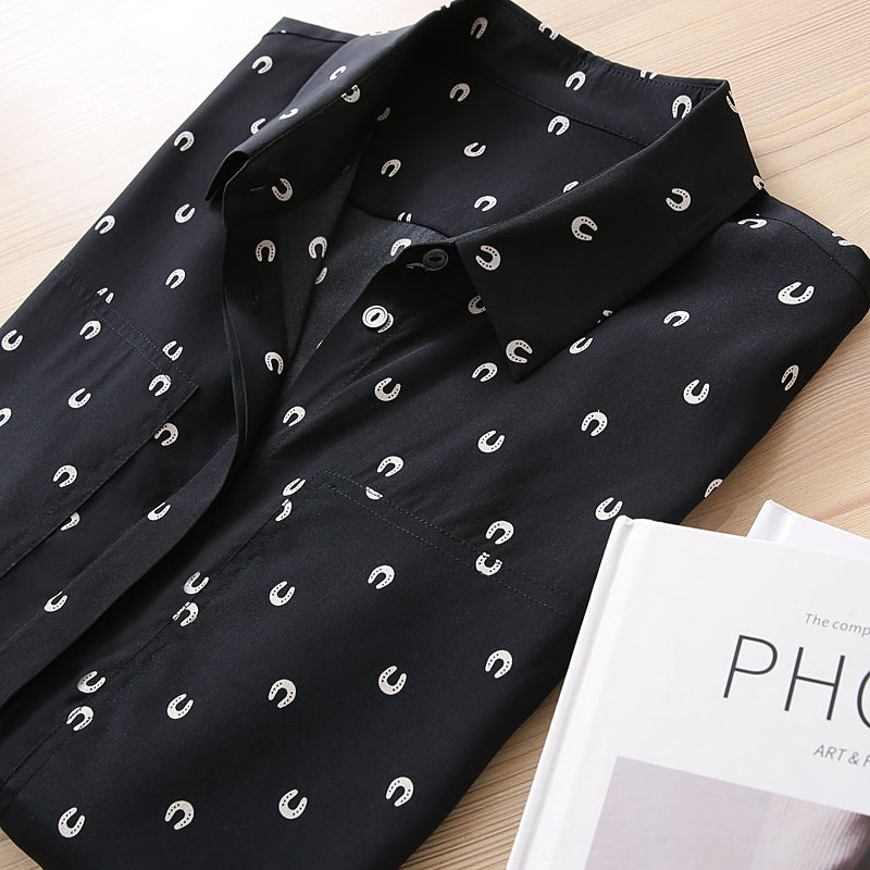 Women's Stretch Silk Summer Shirt