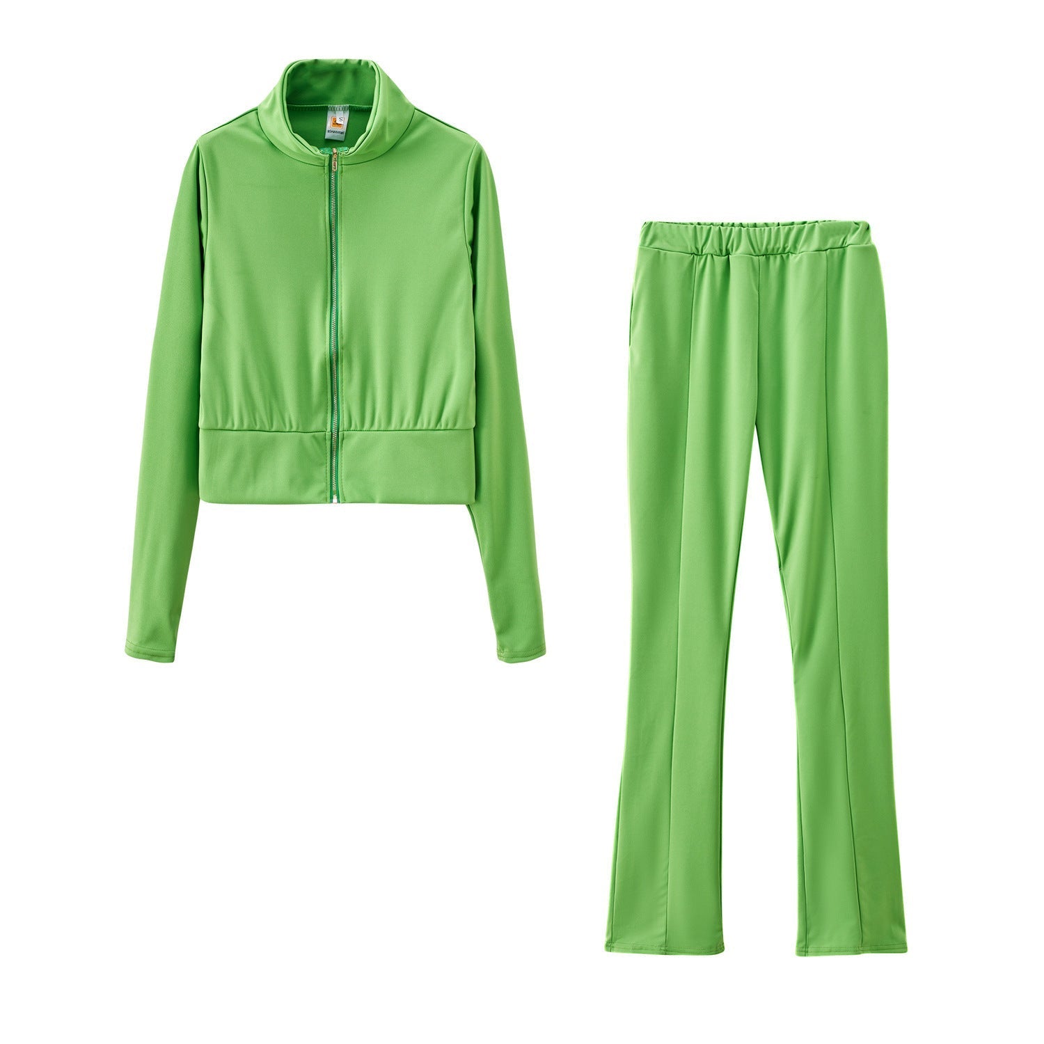 Women’s Two-pieces Solid Colour Sports Suit