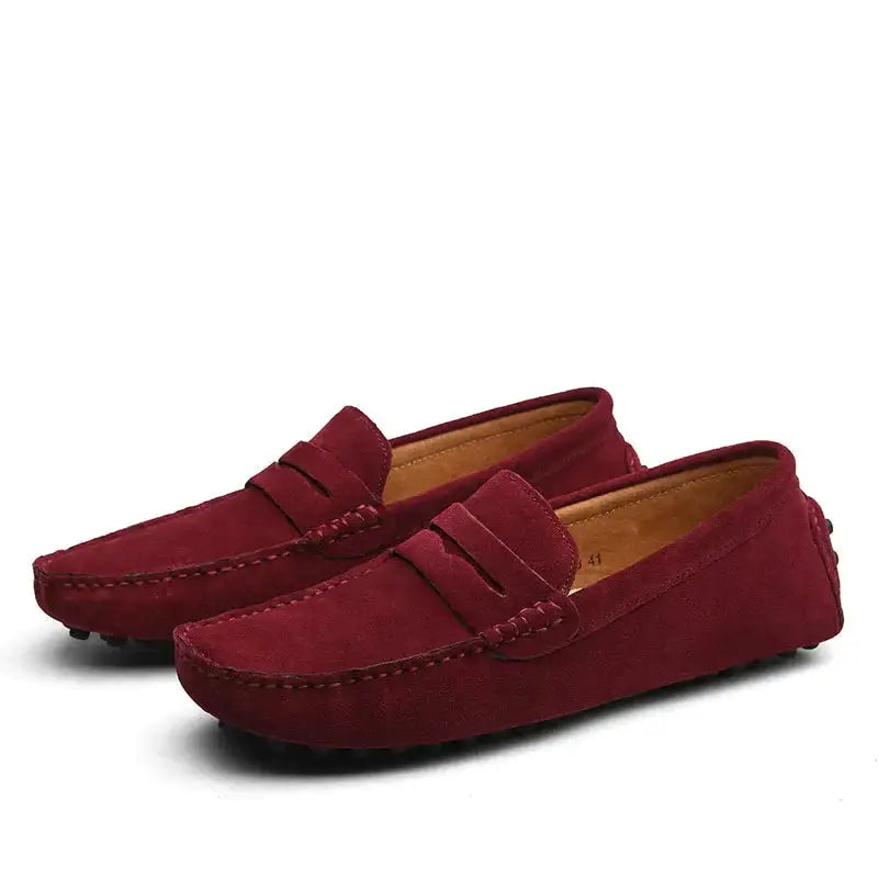 Elegant Leather Slip-On Loafers
