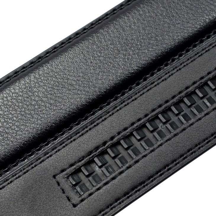 Ceinture à cliquet en cuir QHA pour homme, boucle automatique, largeur 35 mm, Q52