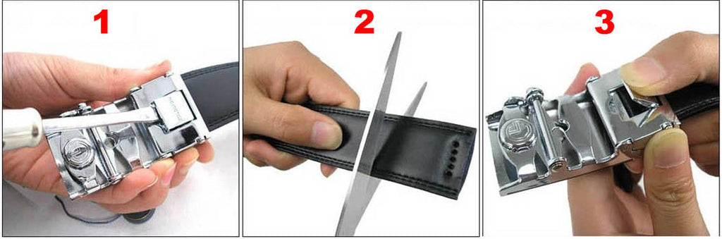 QHA Mens Superman Leather Belts Superhero Automatic Ratchet Belt Buckle Men Q07