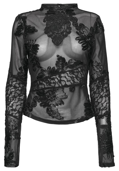 Punk Rave Goth Lace Undershirt
