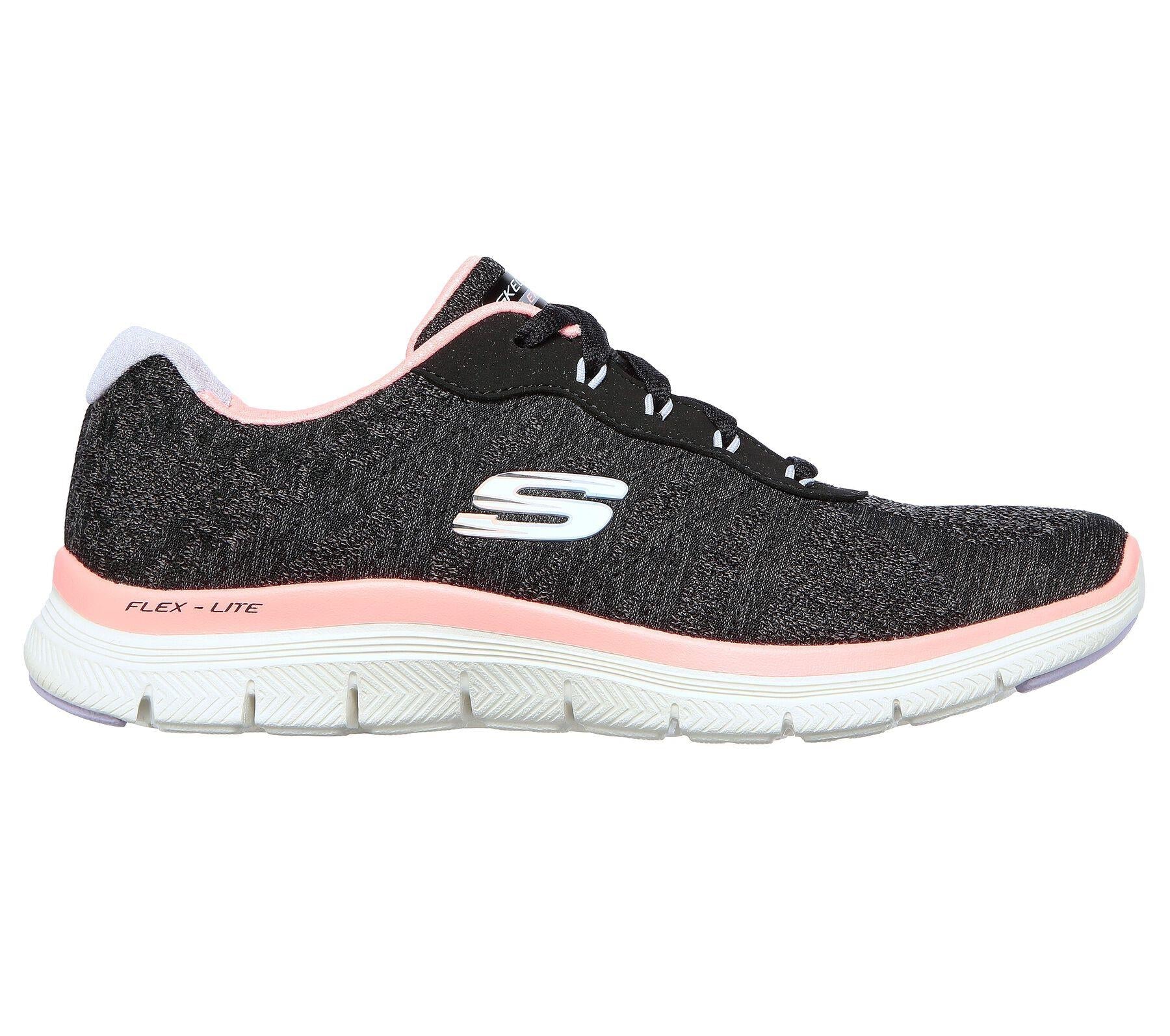 Skechers (GAR149570) Ladies Sports Flex Appeal 4.0 Fresh Move Shoes in UK 3 to 8