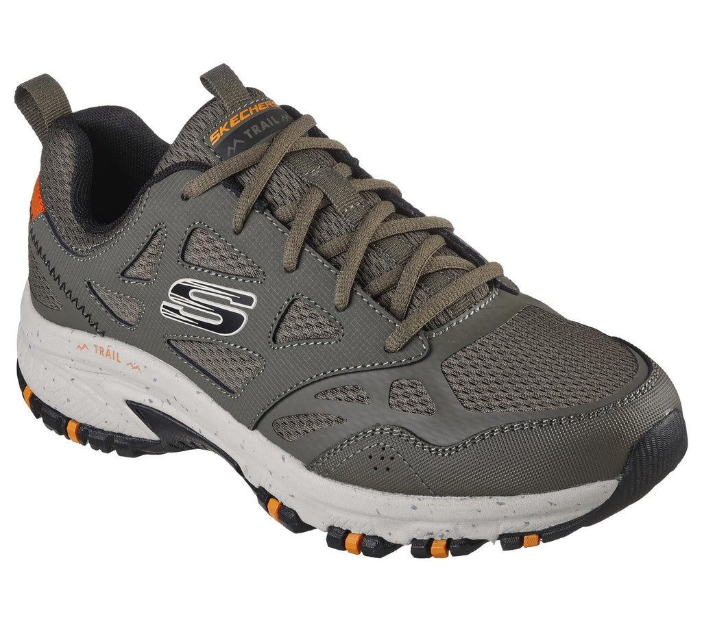 Skechers Men's Hillcrest Sneaker Shoes in Olive in Size UK6 to UK13