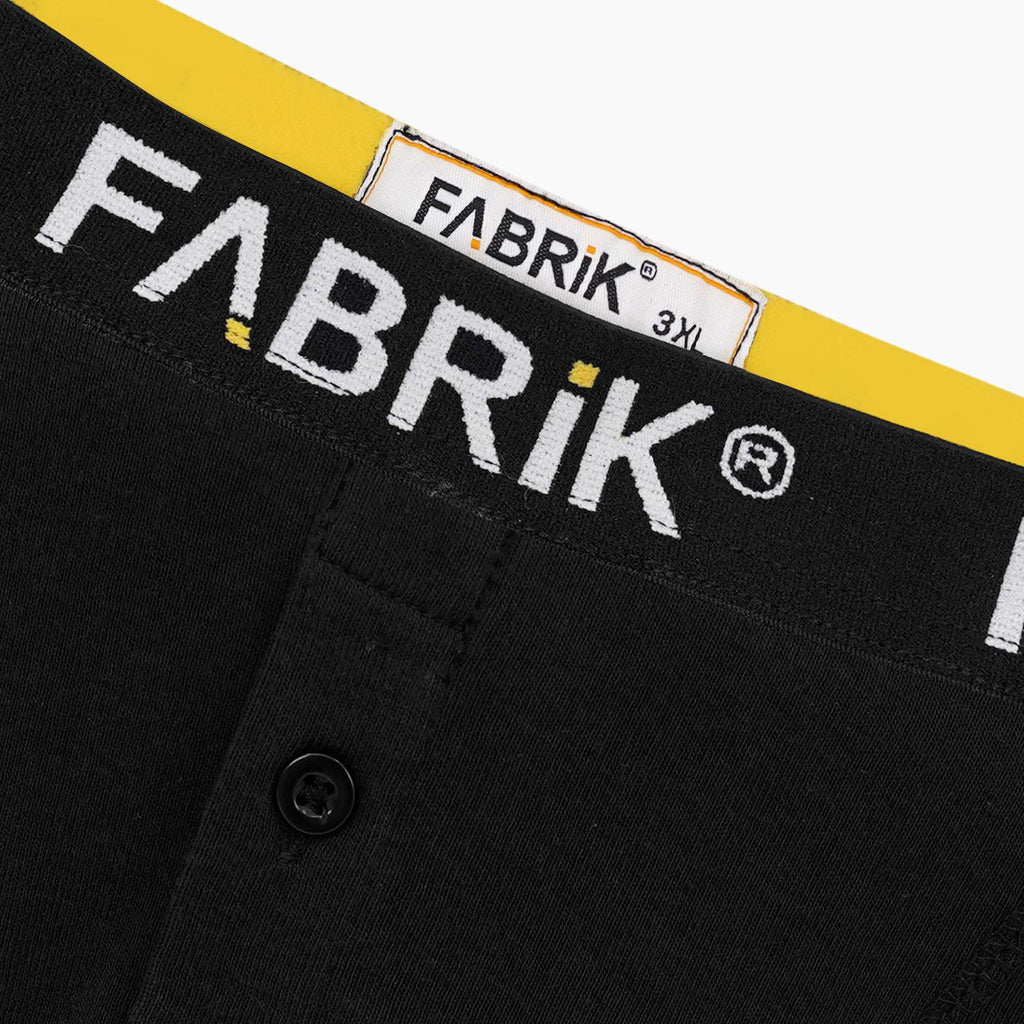 Fabrik Men's 6 Pairs Pack Jersey Ribbed Boxer Shorts (2418) Black/Charcoal/Navy 2XL-8XL
