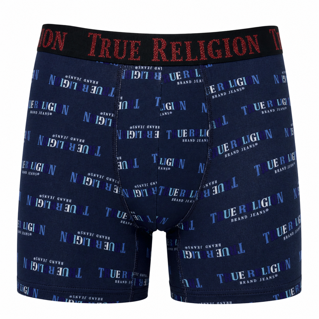 True Religion Mens Boxer Briefs 4 Pack Cotton Stretch Trunks Multipack - QHA UK