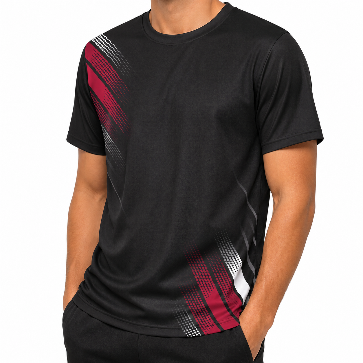 Mens Unisex Quick Dry Ice Silk T-Shirt Breathable Summer Sports Tee S-4XL