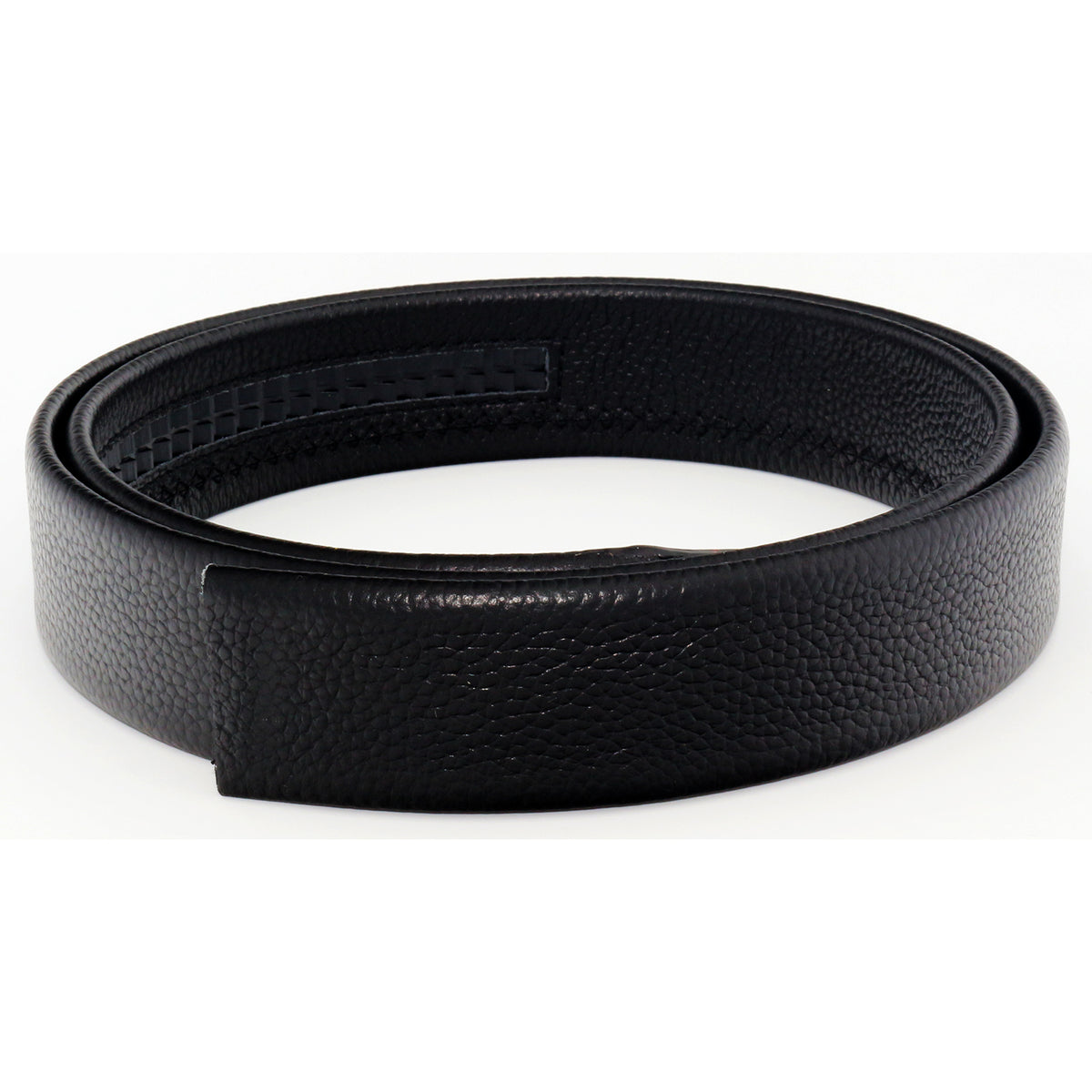 Sangle de ceinture à cliquet QHA pour homme en cuir pleine fleur, pour boucle automatique de 35 mm de large, Q09