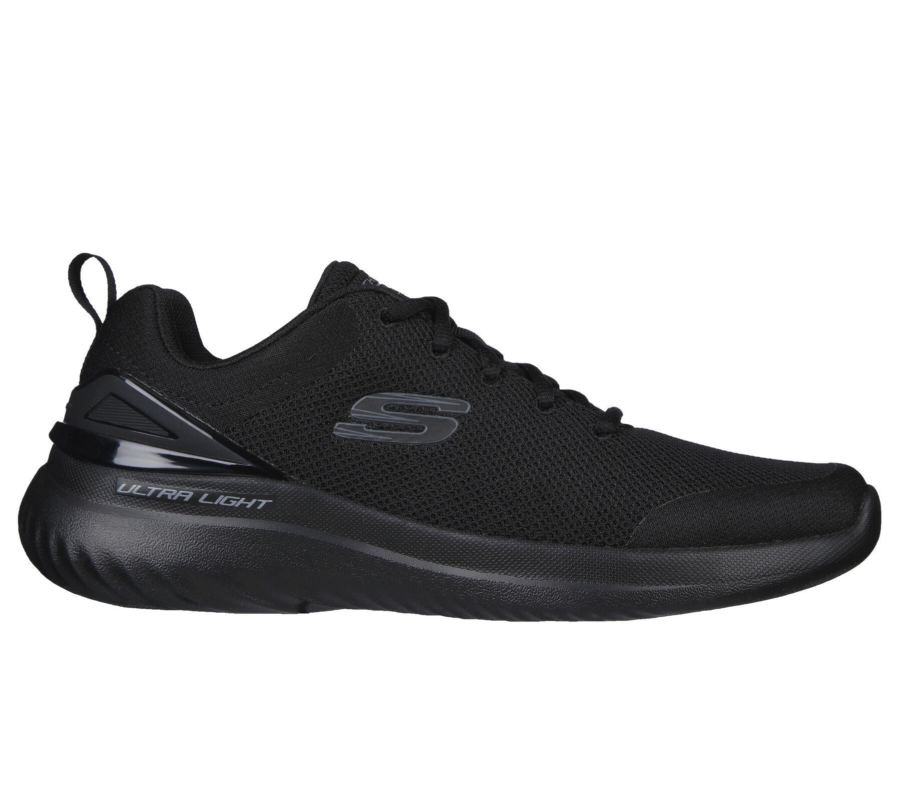 Skechers (232670) Men's Bounder 2.0 - Nasher Lace-Up Sporty Shoes in Black 8 to 13