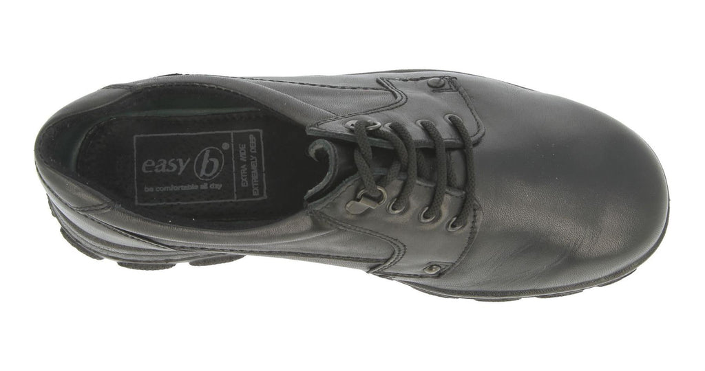 DB Shoes Mens Wide Fit (2V) Casual Shoes (Hull) in Black Size 8