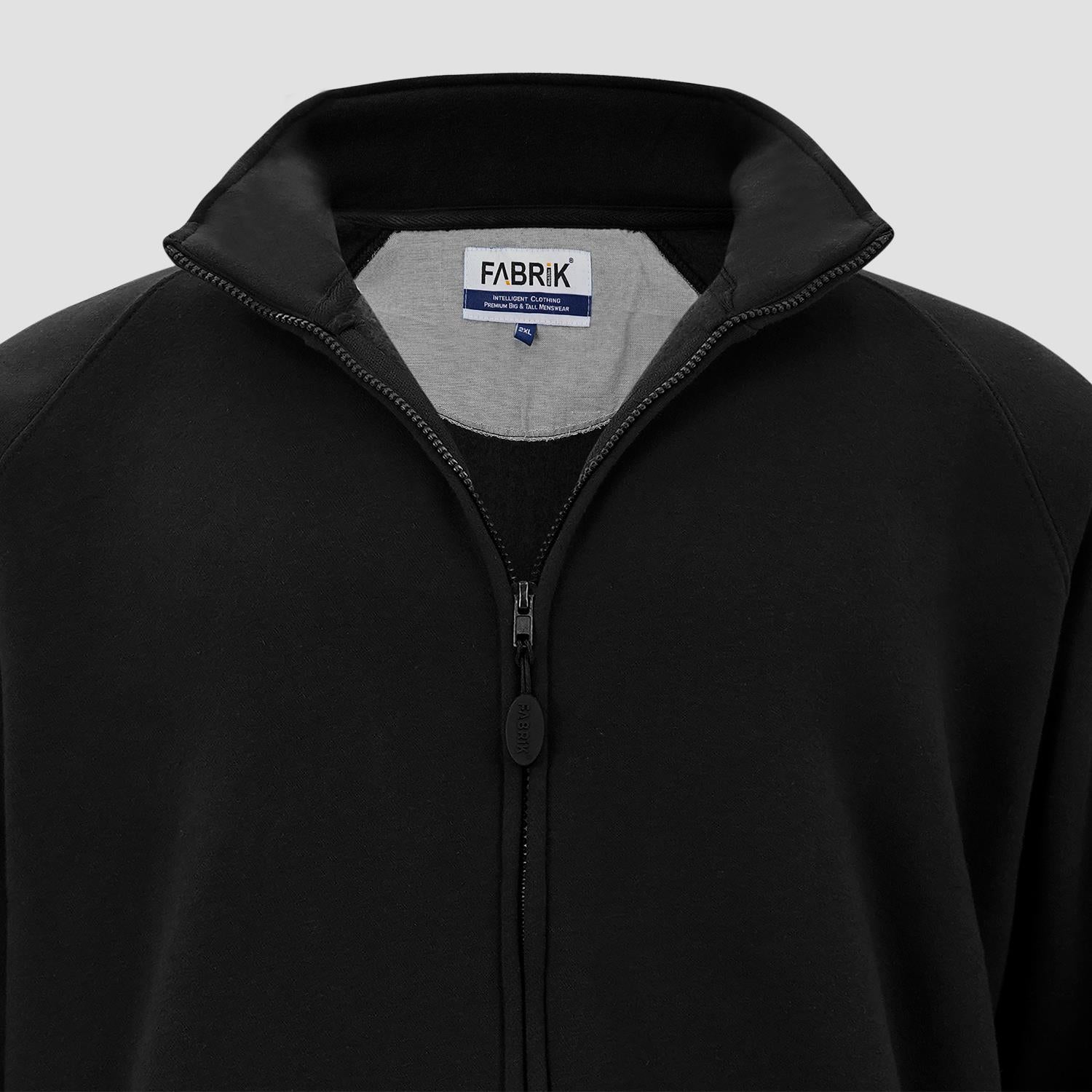 Fabrik Fleece Zip Sweat Top For Men (2409) in 2 Colours, 2XL-8XL