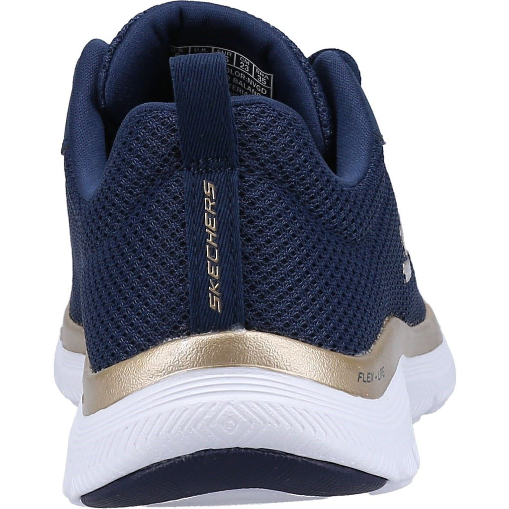 Skechers (GAR149303) Women's Flex Appeal 4.0 Brilliant View Shoe in 2 Colour Options 2 to 8