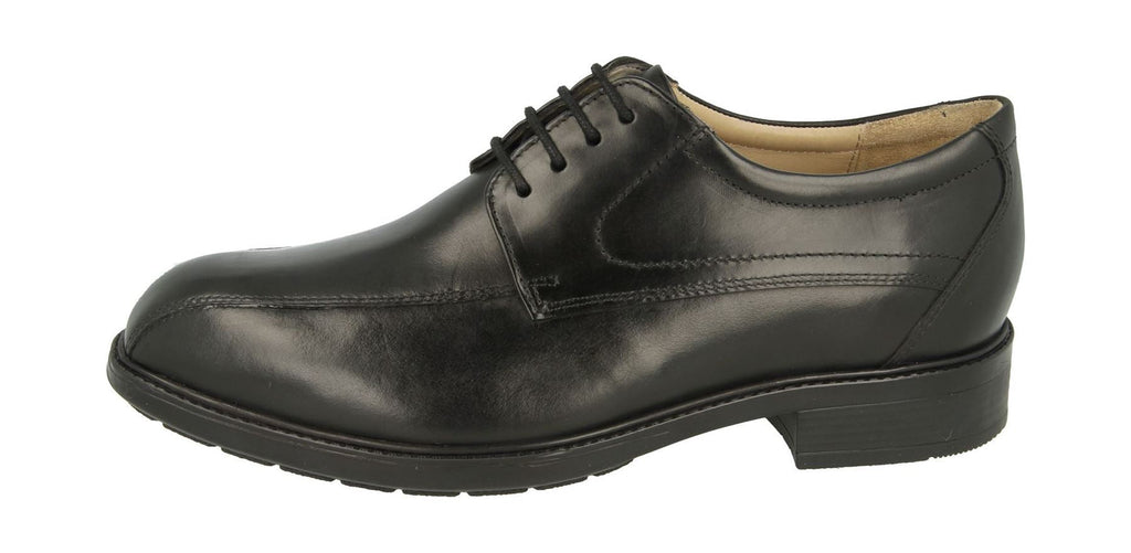 DB's Men's Extra Wide (2V Fit) Formal Lace Up Shoes (Richmond) in Black
