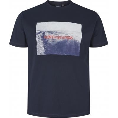 North564 Mens Big Size Short Sleeves Printed Crew Neck Tee in EU Size