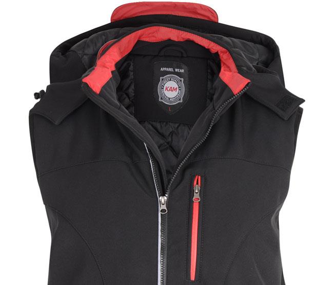 KAM Mens Big Size Wind And Waterproof Padded Softshell Bodywarmer (88)