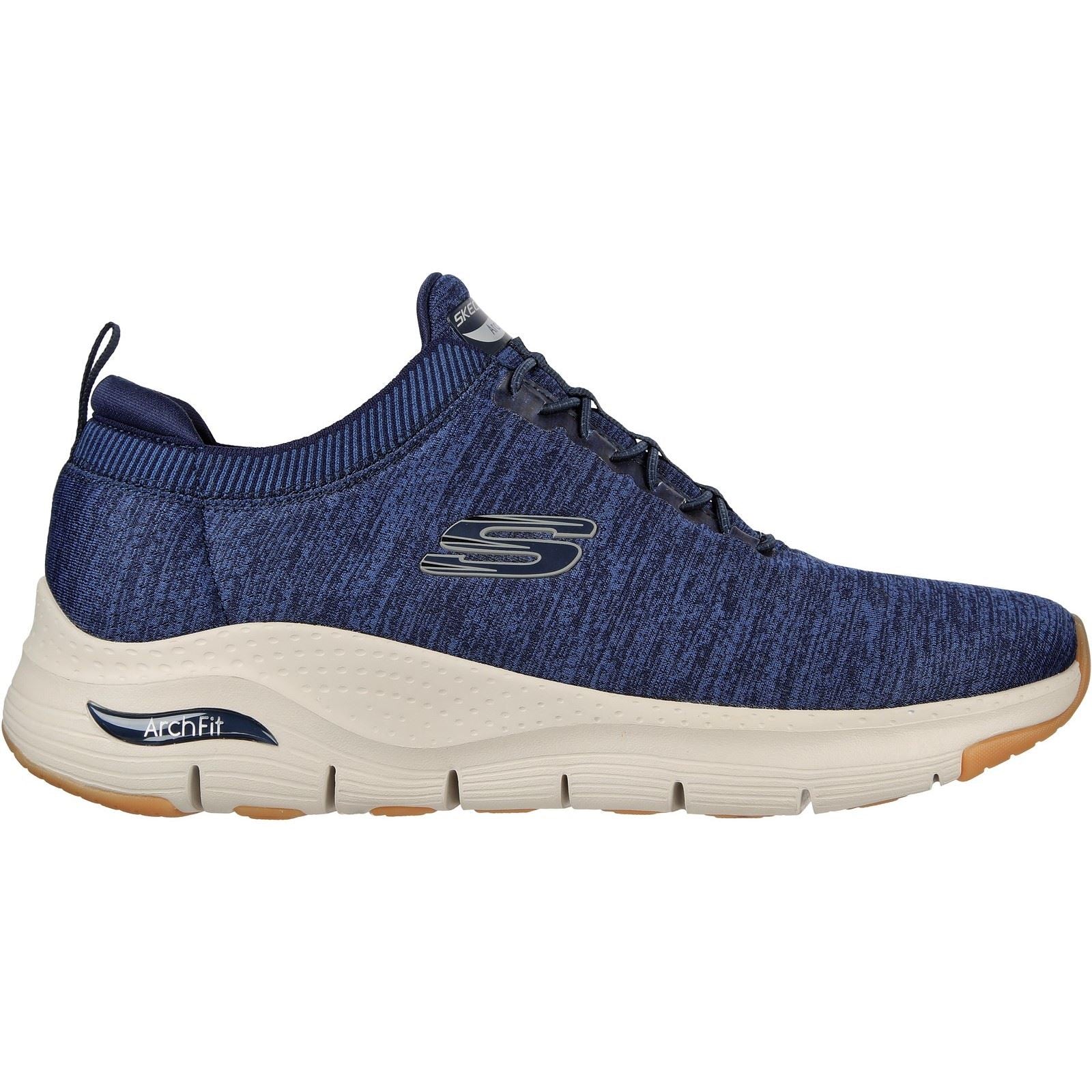 Skechers (GAR232301) Men's Arch Fit Waveport Trainers in Navy 6 to 12