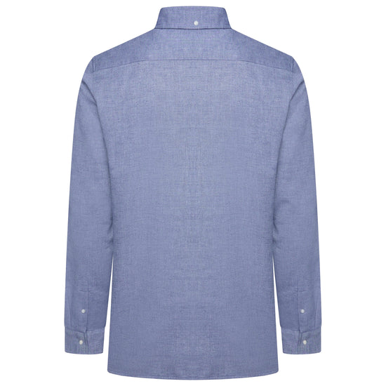 Men's Waffle Textured Long Sleeve Shirt | Blue | Singles & Multi-Packs