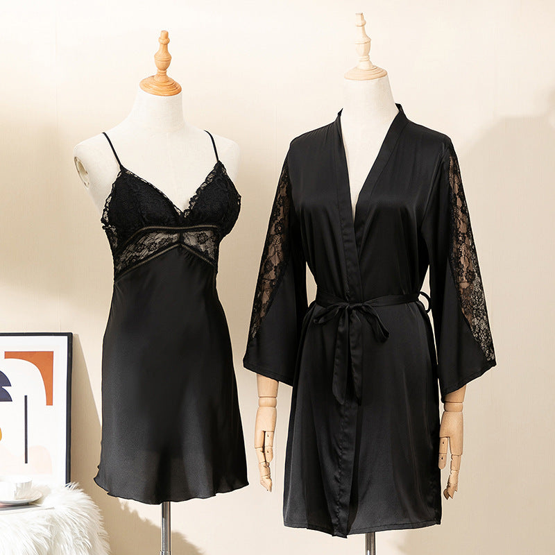 Women's Two-Pieces Summer Sleeping Gown Set