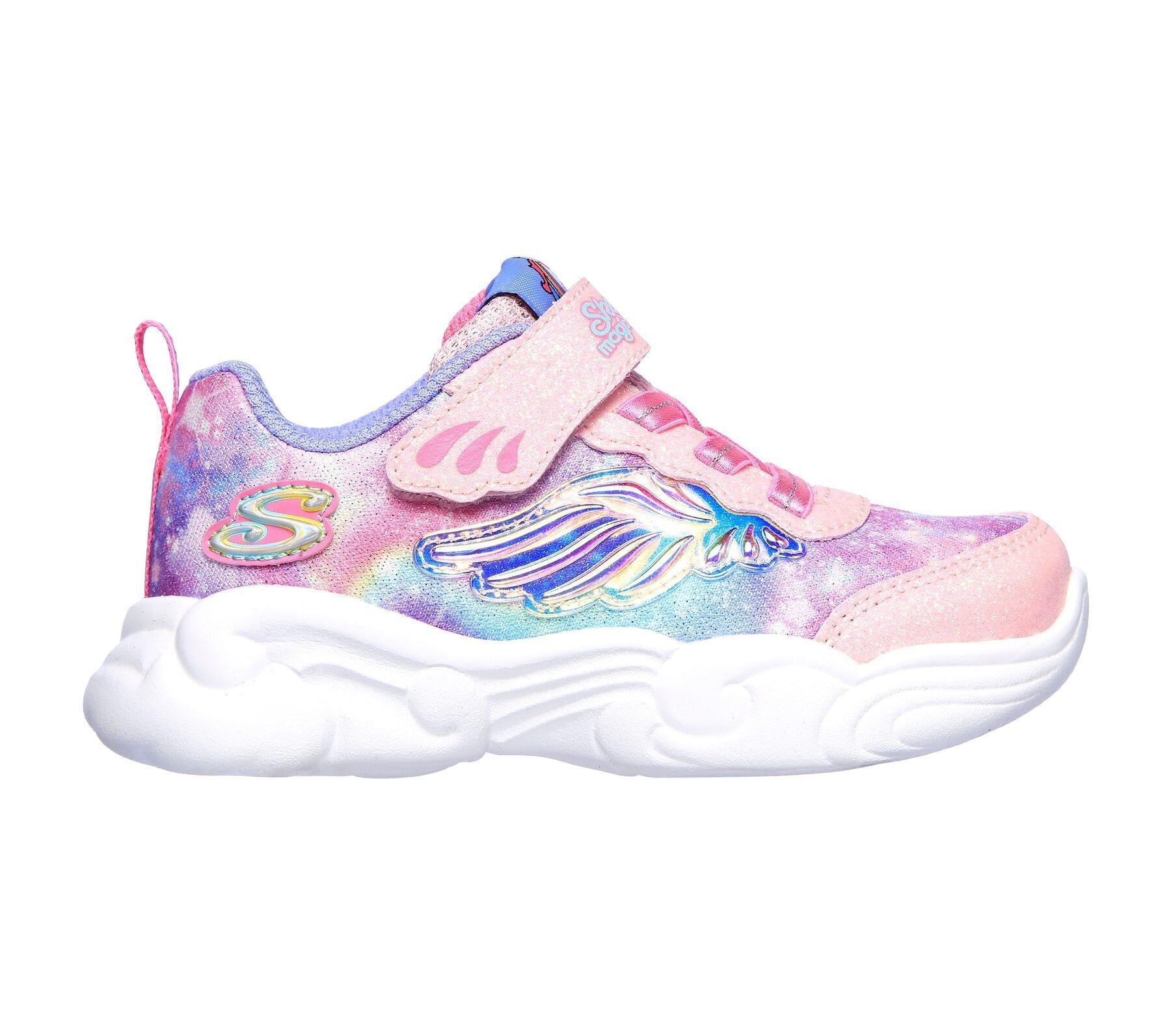 Skechers (GAR302765N) Childrens Sports Unicorn Storm Shoes in UK 4 to 11
