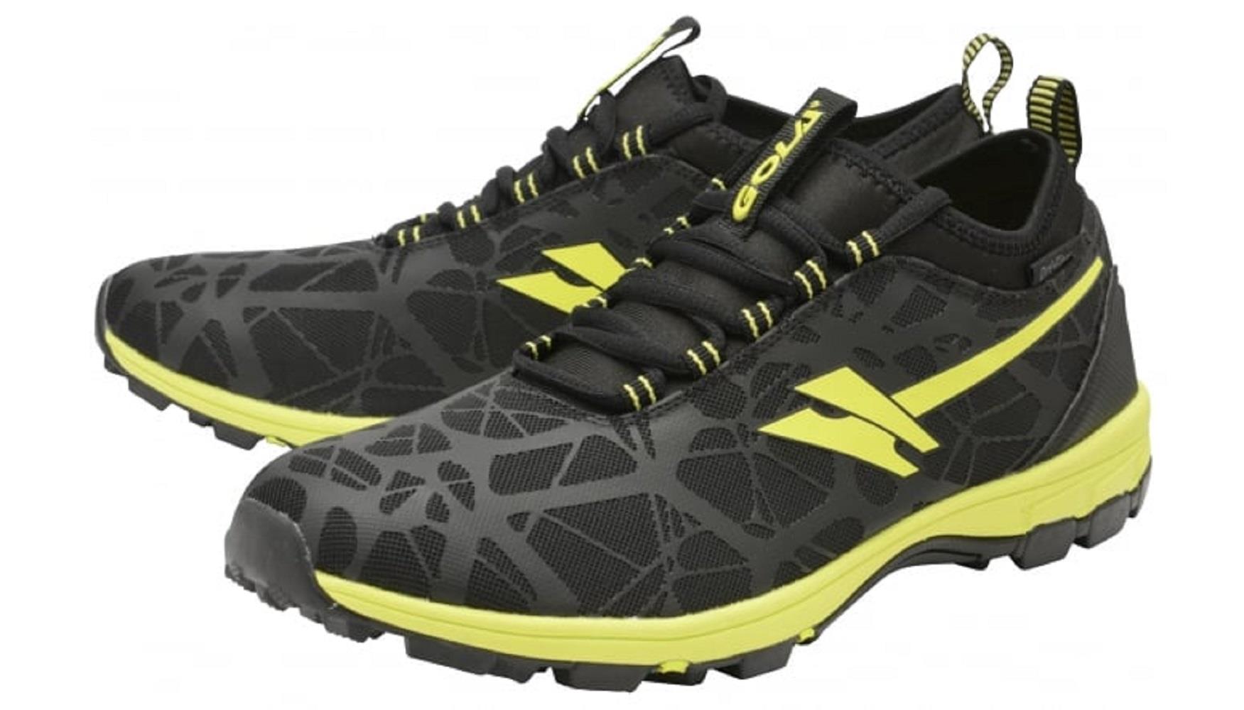 Gola Active Men's Ultra 2 TR Trainer in Black/Volt
