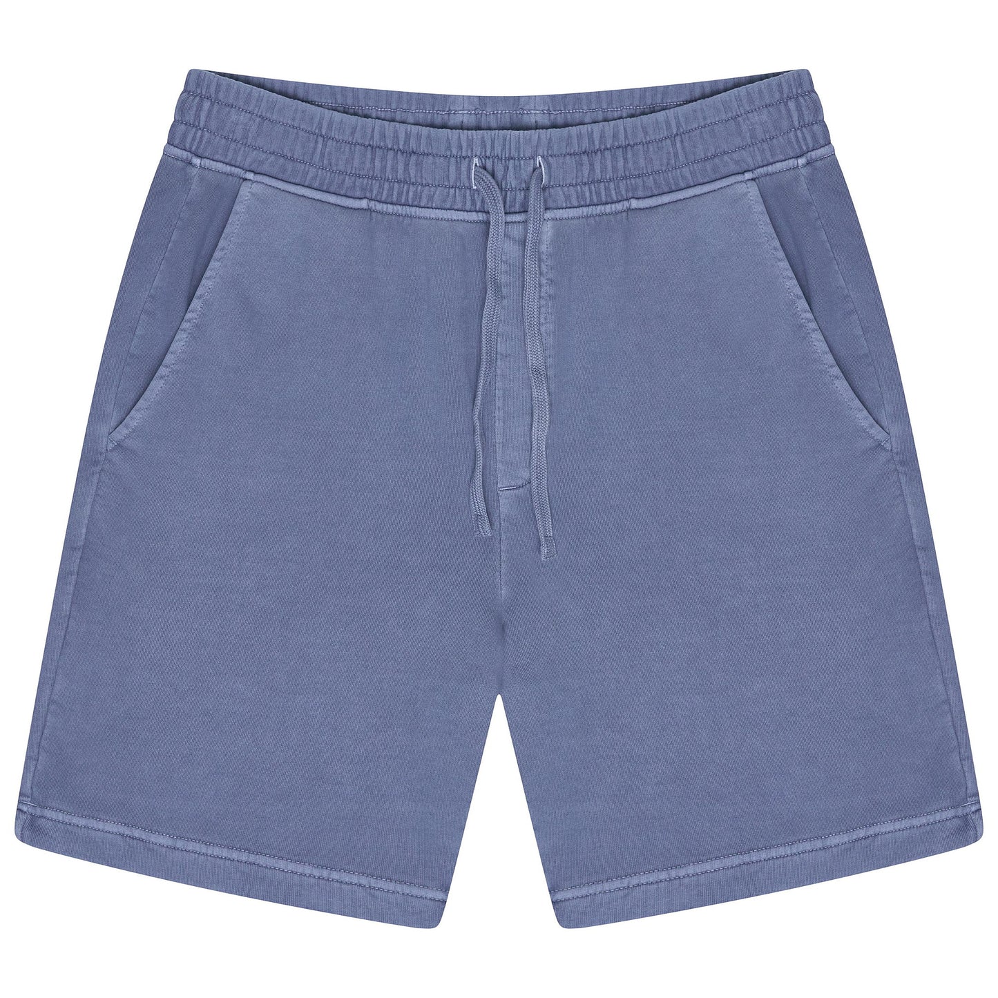 Ex-M&S Men's Relaxed Fit Pure Cotton Garment Dye Shorts Blue Green S–3XL - additional view 3