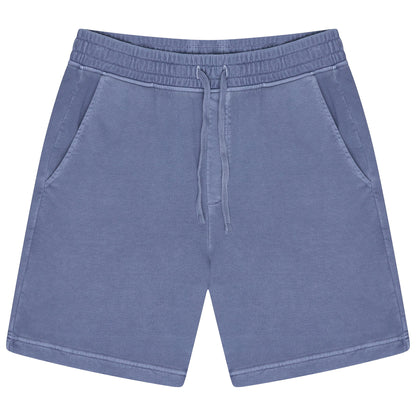 Ex-M&S Men's Relaxed Fit Pure Cotton Garment Dye Shorts Blue Green S–3XL - additional view 3