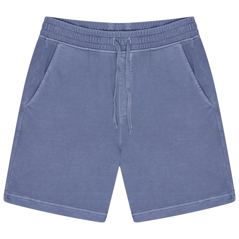 Ex-M&S Men's Relaxed Fit Pure Cotton Garment Dye Shorts Blue Green S–3XL - additional view 3