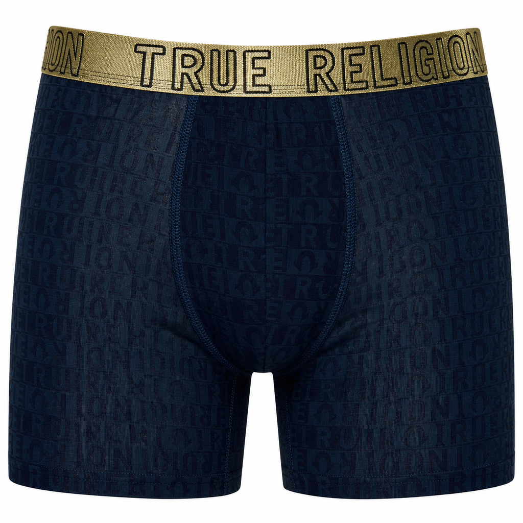 True Religion Mens Boxer Briefs 4 Pack Cotton Stretch Trunks Multipack - QHA UK