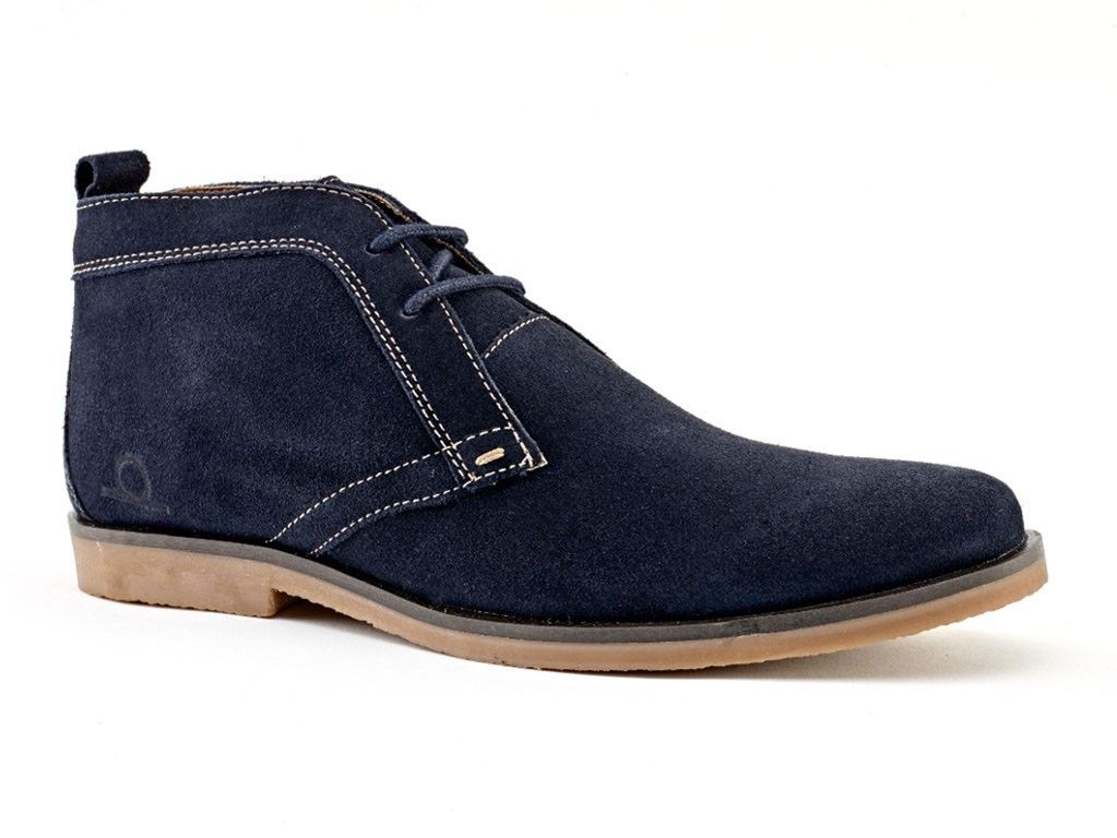 Chatham Dune Navy Suede Desert Boots