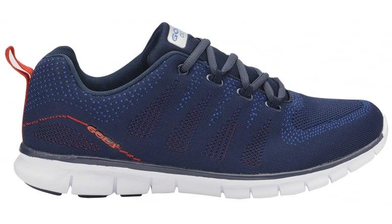 Gola Active Men's Big Size Lightweight Trainers (Tempe) in Navy/Blue/Red