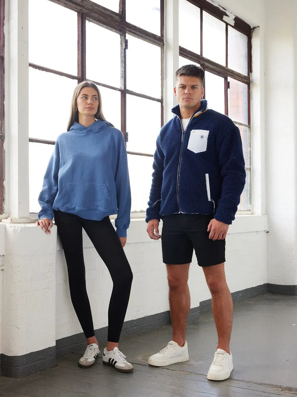 Sherpa Fleece Dark Navy